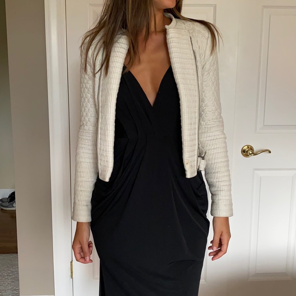 BCBG cream jacket